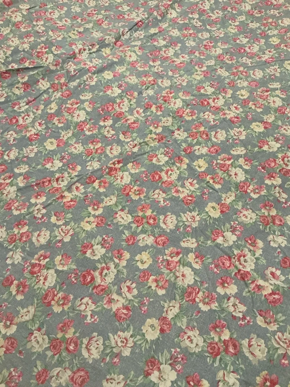 Vintage Ralph Lauren king sized fitted sheet Hope floral multi